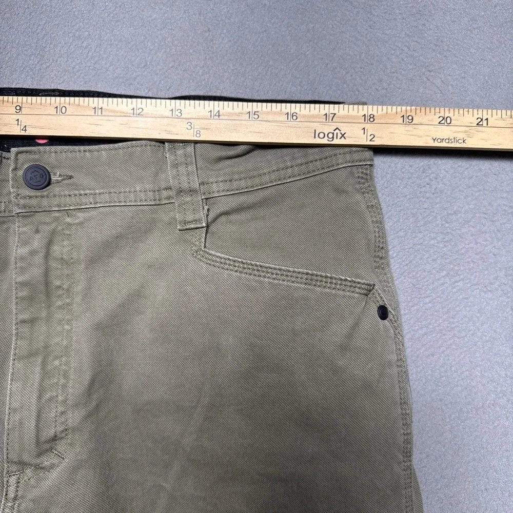 Wrangler ATG Reinforced‎ Utility Pants Mens 38X30 (36x30) Olive Hiking Stretch